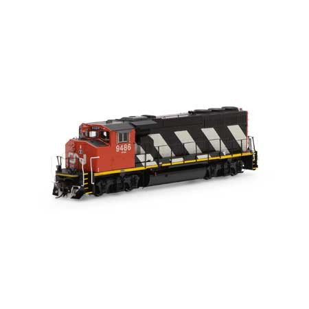 Athearn ATHG65183 GP40-2L CN - Canadian National #9486 with DCC & Sound Tsunami2  HO Scale