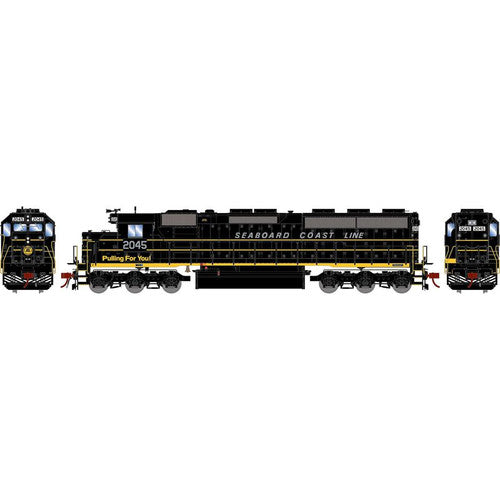 Athearn ATHG65818 SD45-2 Seaboard Coast Line, SCL # 2045 with DCC & Sound Tsunami2 HO Scale