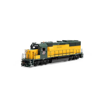 Athearn ATHG65931 EMD GP50 C&NW Chicago & North Western #5091 with DCC & Sound Tsunami2 HO Scale