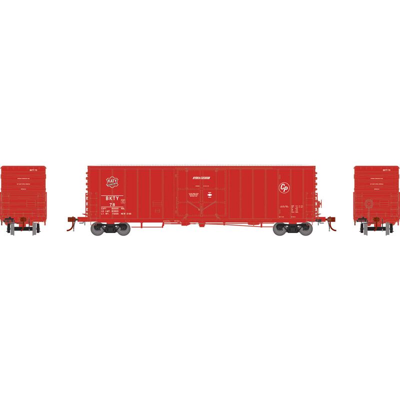 Athearn ATHG68945 BKTY #78 50' PC&F Smooth Side Boxcar 10'6" Door HO Scale