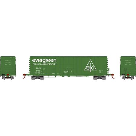 Athearn ATHG68948 EFCX Evergreen #1027 50' PC&F Smooth Side Boxcar 10'6" Door HO Scale