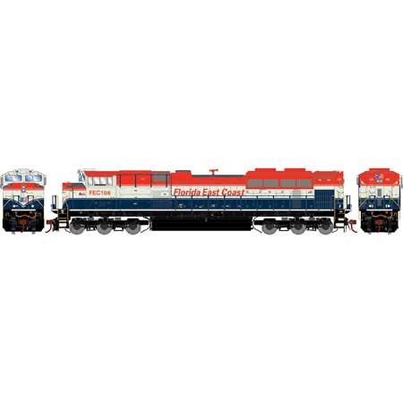 Athearn ATHG70576 SD70M-2 FEC - Florida East Coast #106 DCC Ready  HO Scale