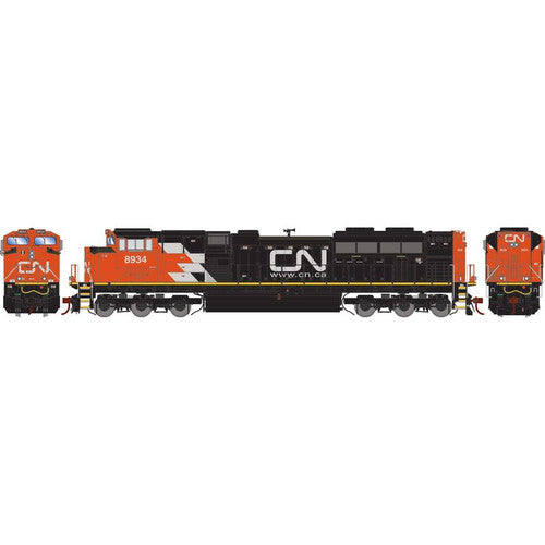 Athearn ATHG70682 SD70M-2 CN Canadian National #8934 with DCC & Sound Tsunami2  HO Scale