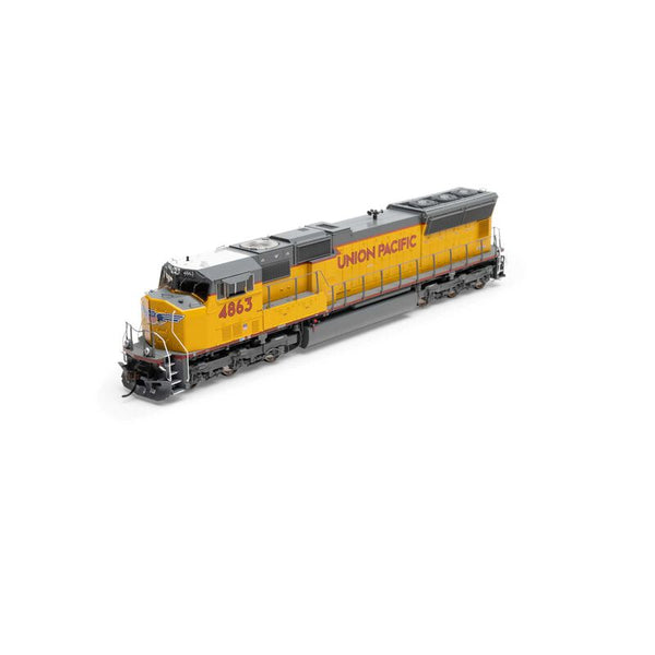 Athearn ATHG71219 SD70M UP Union Pacific Flared #4863 with DCC