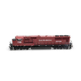 Athearn ATHG71220 SD70M EMDX / Maroon / Black #7016 with DCC & Sound Tsunami2 HO Scale