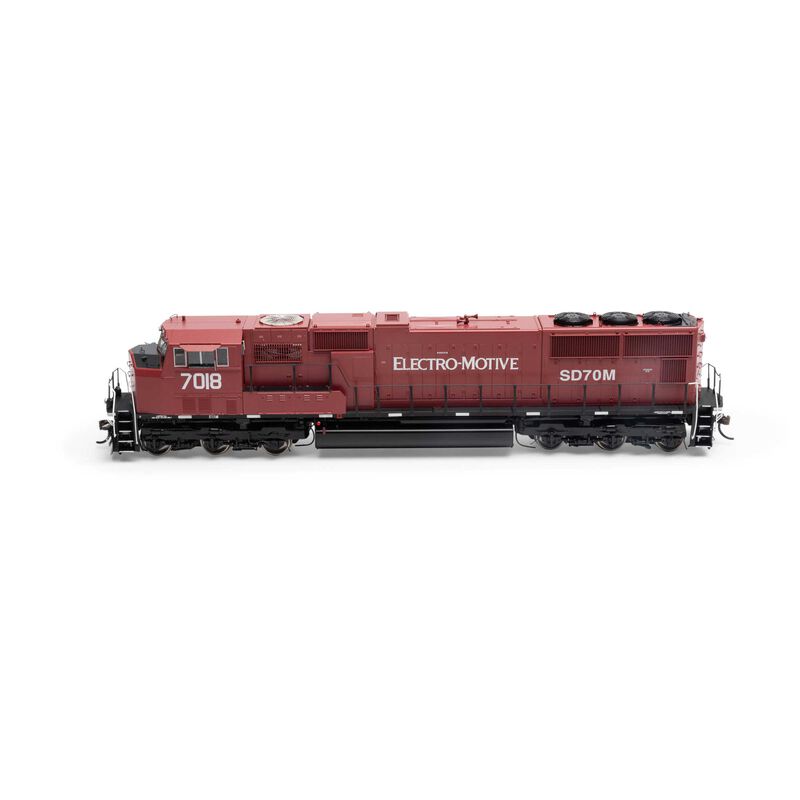 Athearn ATHG71221 SD70M EMDX / Maroon / Black #7018 with DCC & Sound Tsunami2 HO Scale