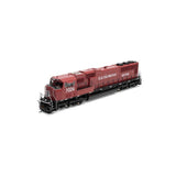 Athearn ATHG71222 SD70M EMDX / Maroon / Black #7024 with DCC & Sound Tsunami2 HO Scale