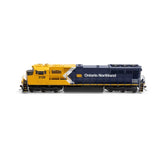 Athearn ATHG71225 SD70M ONT Ontario Northland / Flared #2120 with DCC & Sound Tsunami2 HO Scale