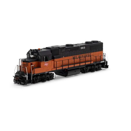 Athearn ATHG71842 GP38-2 MILW Milwaukee Road #363 with DCC & Sound Tsunami2 HO Scale