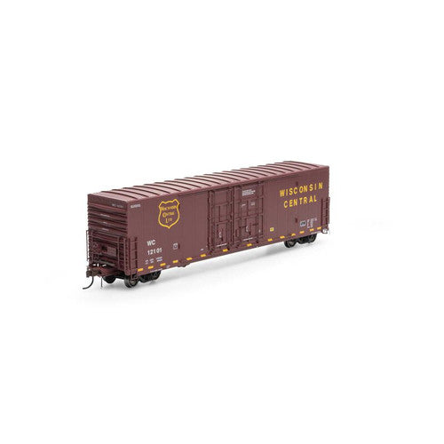 Athearn ATHG73020 50' PC& F 8' & 6' Box, Wisconsin Central WC #12101 HO Scale