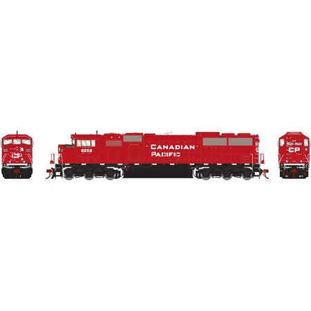 Athearn ATHG75608 SD60M Tri-Clops CP - Canadian Pacific #6258 repair kit installed with DCC & Sound Tsunami2  HO Scale