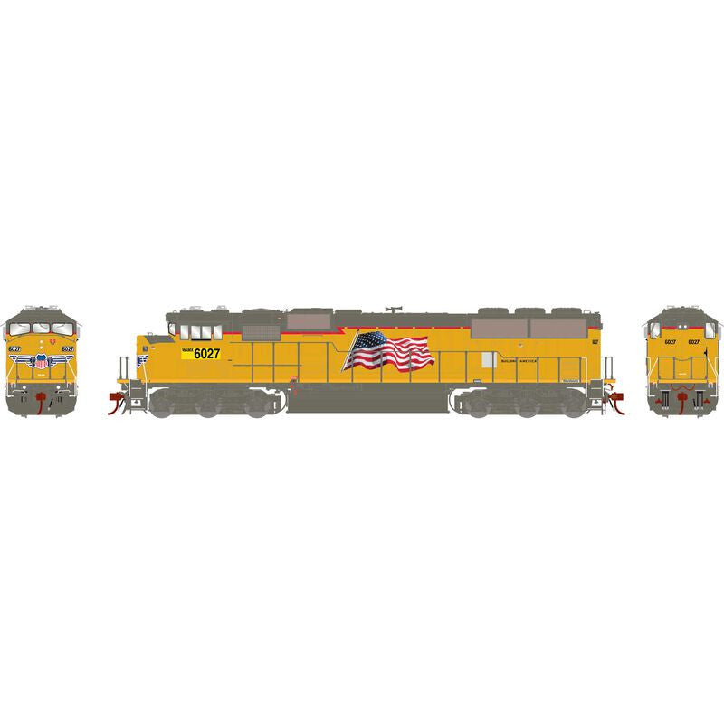 Athearn ATHG75630 G2.0 SD60M Tri-Clops, Ex-UP WAMX #6027 with DCC & Sound HO Scale