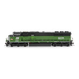 Athearn ATHG75638 SD60M Tri-Clops, BN Burlington Northern #9211 with DCC & Sound HO Scale