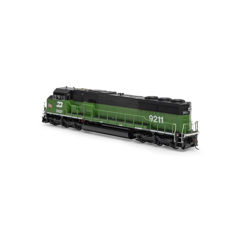 Athearn ATHG75638 SD60M Tri-Clops, BN Burlington Northern #9211 with DCC & Sound HO Scale