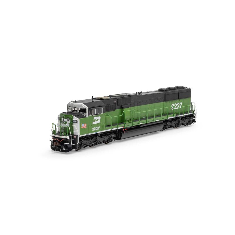 Athearn ATHG75639 SD60M Tri-Clops, BN Burlington Northern #9227 with DCC & Sound HO Scale