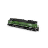 Athearn ATHG75640 SD60M Tri-Clops, BN Burlington Northern #9242 with DCC & Sound HO Scale