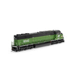 Athearn ATHG75640 SD60M Tri-Clops, BN Burlington Northern #9242 with DCC & Sound HO Scale