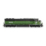 Athearn ATHG75640 SD60M Tri-Clops, BN Burlington Northern #9242 with DCC & Sound HO Scale