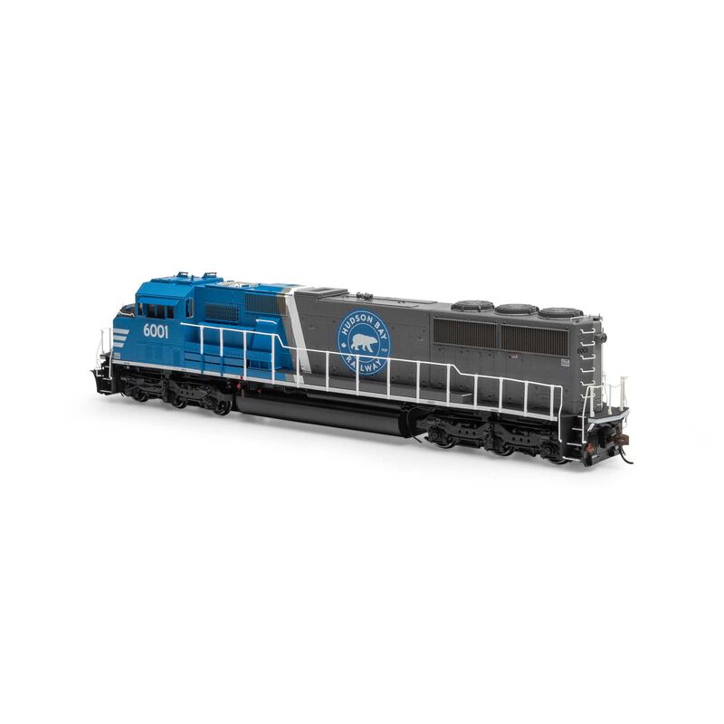 Athearn ATHG75646 SD60M Tri-Clops, HBRY Hudson Bay Railway #6001 with DCC & Sound HO Scale