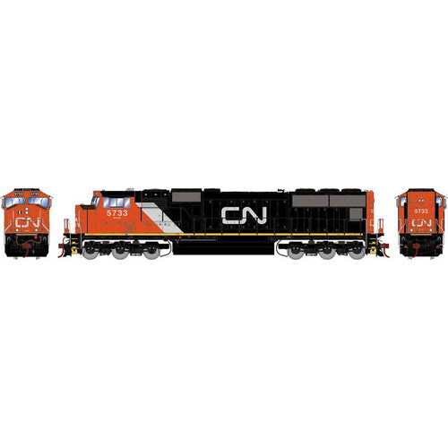 Athearn ATHG75823 G2 SD70I, CN Canadian National #5733 with DCC & Sound Tsunami2 HO Scale