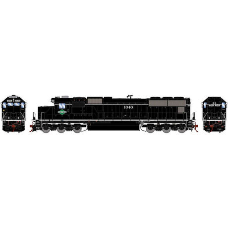 Athearn ATHG75829 G2 SD70, IC Illinois Central #1040 with DCC & Sound Tsunami2 HO Scale