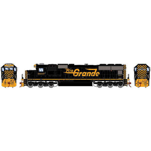 Athearn ATHG75833 G2 SD70, D&RGW Denver & Rio Grande Western #5607 with DCC & Sound Tsunami2 HO Scale