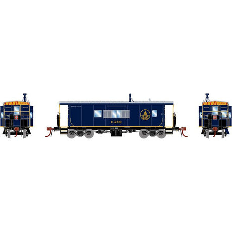 Athearn ATHG78344 C-26 ICC Caboose With Lights & Sound, B&O Baltimore & Ohio #C-3710 HO Scale