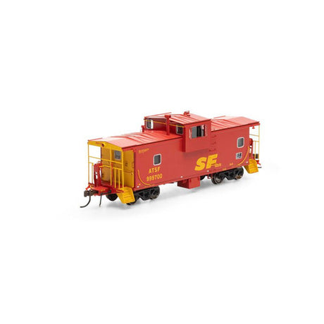 Athearn ATHG78376 ICC Caboose With Lights & Sound, SF/Kodachrome #999700 HO Scale