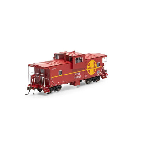 Athearn ATHG78378 CE-11 ICC Caboose With Lights & Sound, ATSF Santa Fe #999798 HO Scale