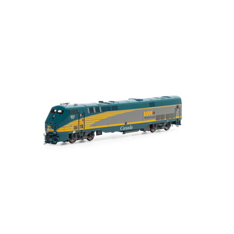 Athearn ATHG81311 AMD103/P42DC VIA #903 with DCC & Sound Tsunami HO Scale