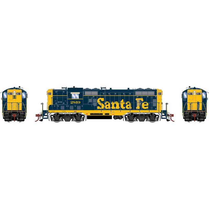 Athearn ATHG82708 EMD GP7 ATSF Santa Fe #2819 DCC & Sound Tsunami HO Scale