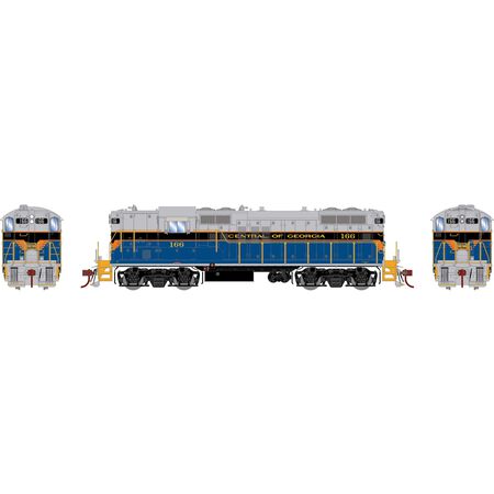 Athearn ATHG82837 EMD GP9 CG Central of Georgia #166 DCC & Sound HO Scale