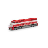 Athearn ATHG8520 SD60I - TRRA/Red/White #4001 with DCC & Sound Tsunami2 HO Scale