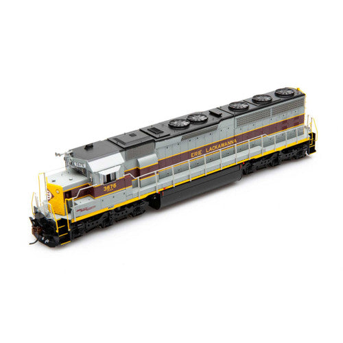 Athearn ATHG86209 SD45-2 EL - Erie Lackawanna #3676 with DCC & Sound T ...