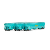 Athearn ATHG97150 Trinity 3-Bay Hoppers DJTX AGP Set #2 3 Pack HO Scale