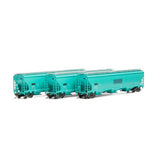 Athearn ATHG97154 Trinity 3-Bay Hoppers INTX Set #2 3 Pack HO Scale