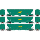 Athearn ATHG97158 Trinity 3-Bay Hoppers APGX AGP Set #2 3 Pack HO Scale