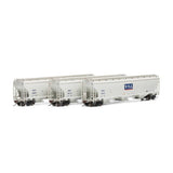 Athearn ATHG97161 Trinity 3-Bay Hoppers KRIX KYLE Set #1 3 Pack HO Scale