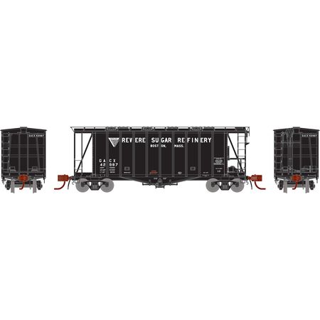 Athearn ATHGN23399 GATC 2600 Airslide Hopper, Revere / GACX #42987 N Scale
