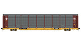 Class One Model Works FC00618 Thrall 20-2 Autorack - Type B - Santa Fe TTQX #802163 HO Scale