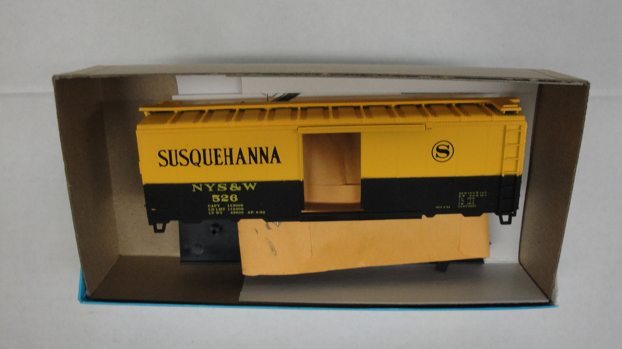 Bev-Bel 240-5 40' Boxcar NYW&S Susquehanna #526 HO Scale