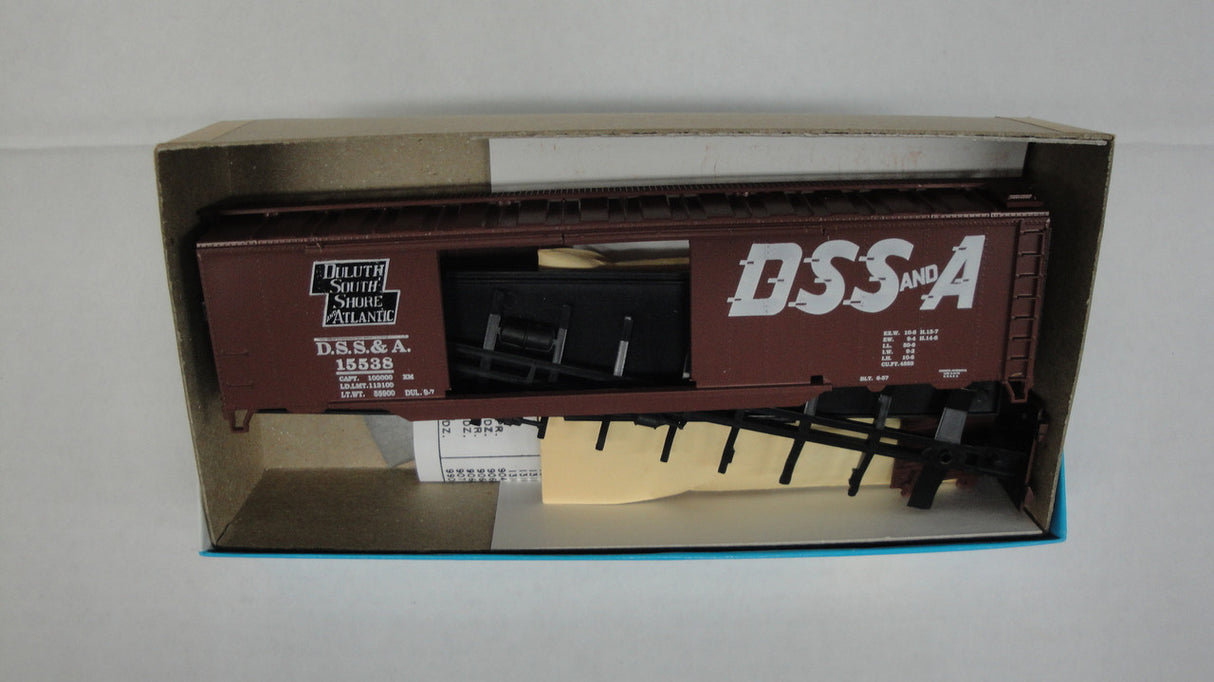 Bev-Bel 241-2 50' Boxcar DSS&A Duluth South Shore & Atlantic #15538 HO Scale