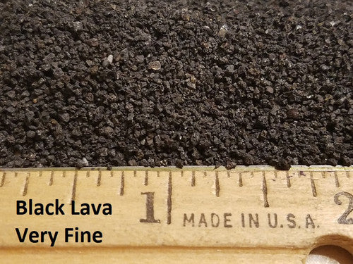 Superior Scenics Black Lava (stone) Very Fine 10oz Bag