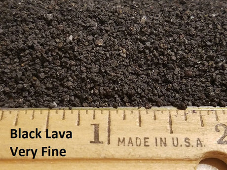Superior Scenics Black Lava (stone) Very Fine 10oz Bag