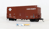 HomeShops HFB-019-002 CCRR - Cass County #1188 PS 40' Mini Hy Cube Boxcar HO Scale