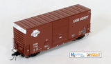 HomeShops HFB-019-001 CCRR - Cass County #1163 PS 40' Mini Hy Cube Boxcar HO Scale