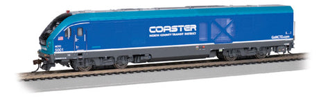 Bachmann 67907 SC-44 Charger NCTD NORTH COUNTY TRANSIT DISTRICT COASTER #5001 TCS WOW Sound HO Scale