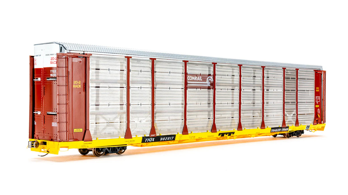 Class One Model Works FC00625 Thrall 20-2 Autorack - Type B - Conrail TTQX #908820 HO Scale