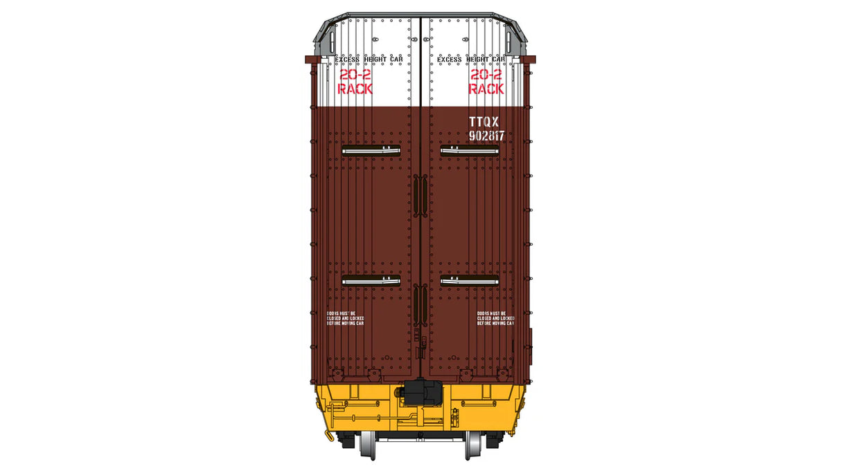 Class One Model Works FC00625 Thrall 20-2 Autorack - Type B - Conrail TTQX #908820 HO Scale