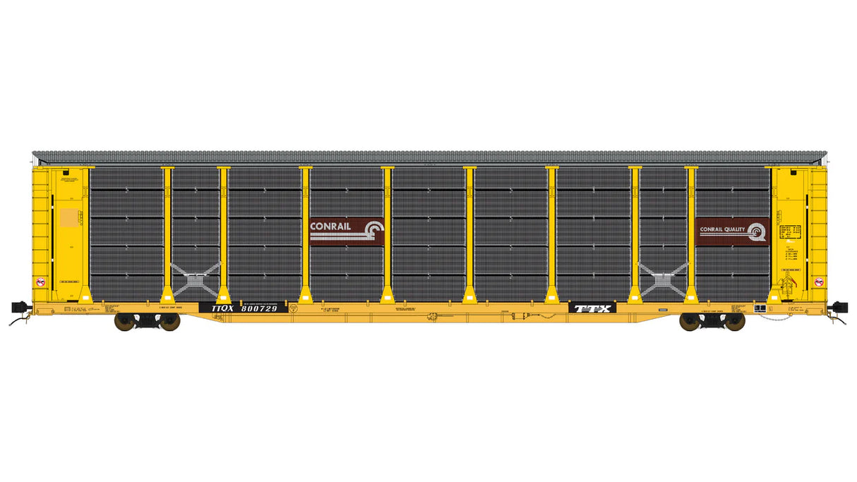 Class One Model Works FC00641 Thrall 20-2 Autorack - Type C - Conrail TTQX #802457 HO Scale